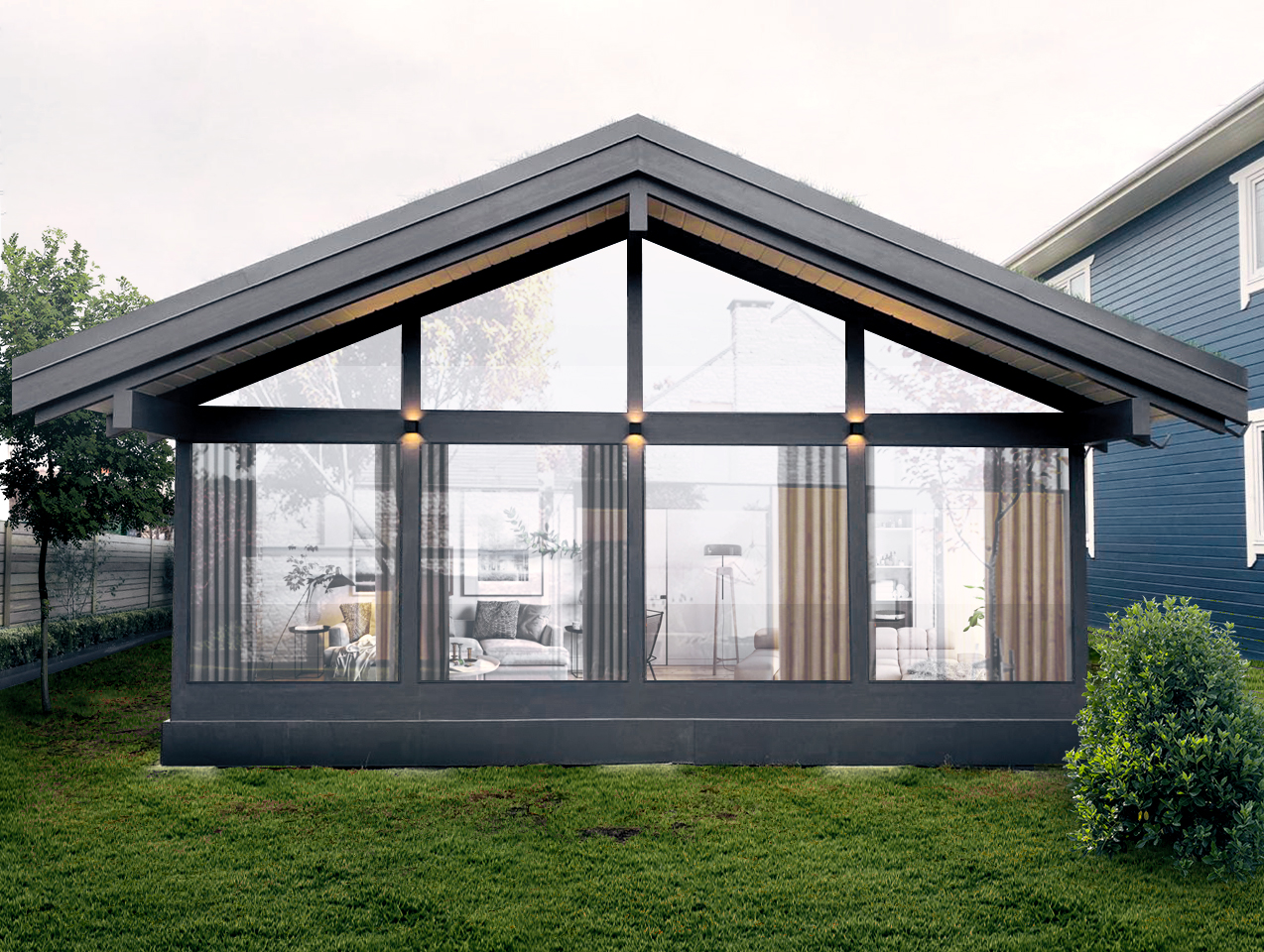 Фахверки Домогацкого с панорамным освещением